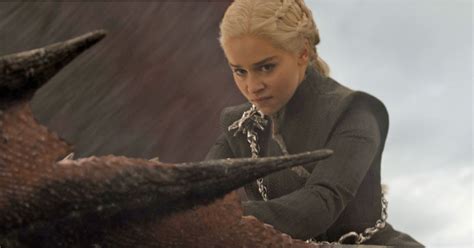 Emilia Clarke Filming Dragon Scenes On Game Of Thrones Video Popsugar