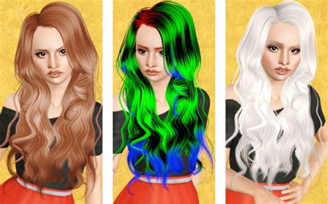 Goddess Hairstyle Coolsims 86 Retextured By Beaverhausen Sims 3 Hairs