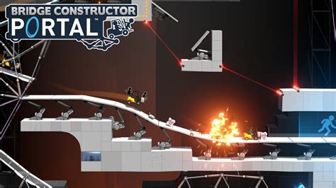 Bridge Constructor Portal Gameplay Trailer Youtube