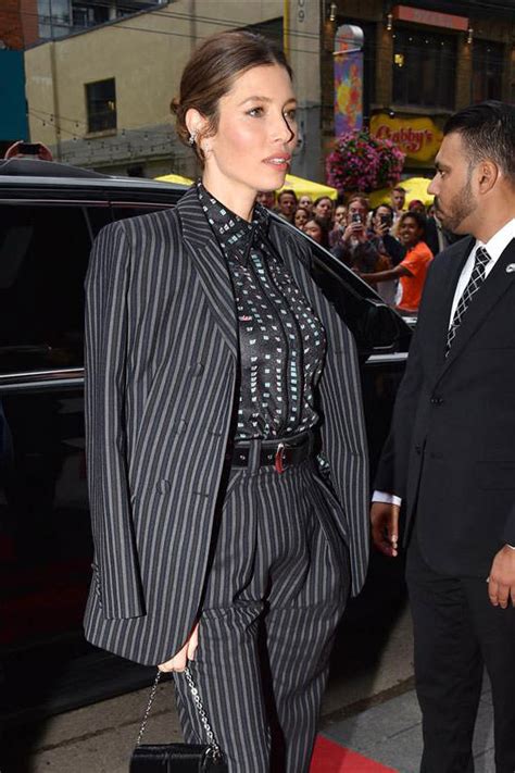 Toronto International Film Festival Jessica Biel In Louis Vuitton At The Limetown Premiere