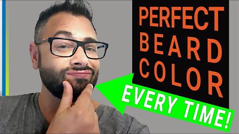 How To Color Your Beard The Easy Way No Mess Step By Step Instructions Youtube
