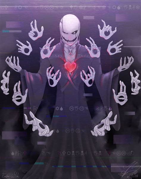 X Gaster Wallpapers Wallpaper Cave