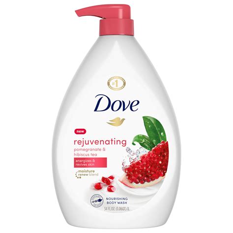 Dove Rejuvenating Body Wash Pomegranate And Hibiscus Tea Effectively
