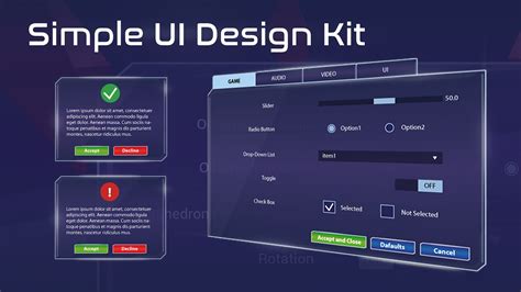 Simple Ui Menu Design Widget Umg In Blueprints Ue Marketplace
