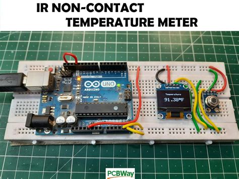 Non Contact Infrared Temperature Sensor Using Arduino