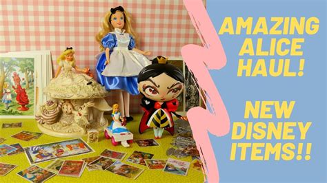 Amazing Alice In Wonderland Haul New Disney Items Youtube