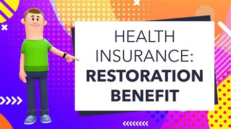 What Is Restore Or Recharge In Health Insurance Explained Single