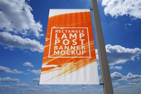 Lamp Post Banner PSD Mockup Download For Free | DesignHooks