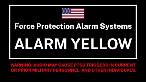 Alarm Yellow Us Military Base Alarm Red Iraq Youtube