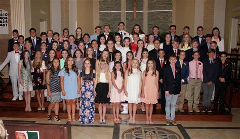 St Theresa Middle School Holds Eighth Grade Commencement Ceremony