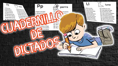 Cuadernillo De Dictado De Oraciones Excelente Para Niños Que Aprenden A Leer Cuentos