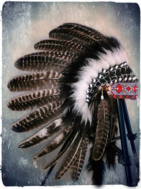 Turkey Feathers Native American Headdress Chief Indian Hat