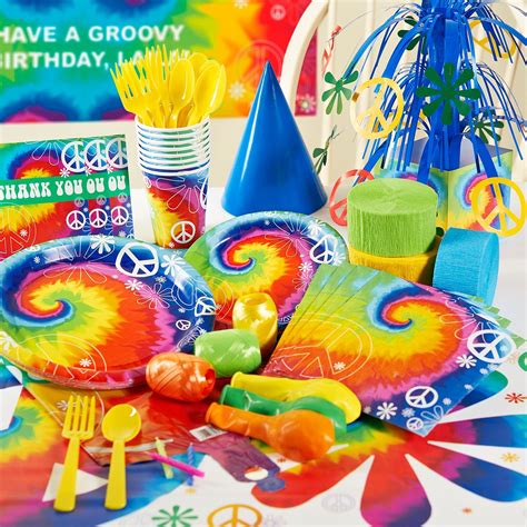 Tie Dye Fun Party Packs Tie Dye Birthday Party Birthday Party