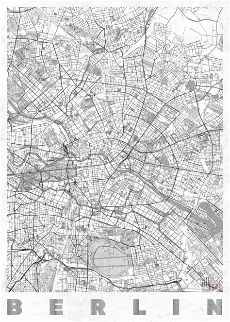 Mapa De Berlin Mapas De Ciudades Y Mapas Mundiales Para Tu Pared