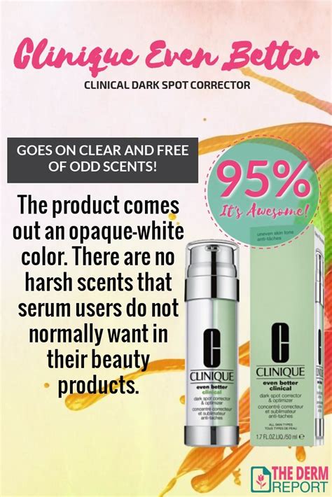 Uneven skin tone & dark spots. The Derm Report | Clinique dark spot corrector, Dark spots ...