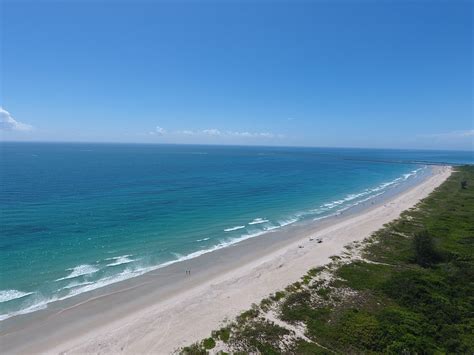 Aerial View Over Fp Inlet State Park Visit St Lucie