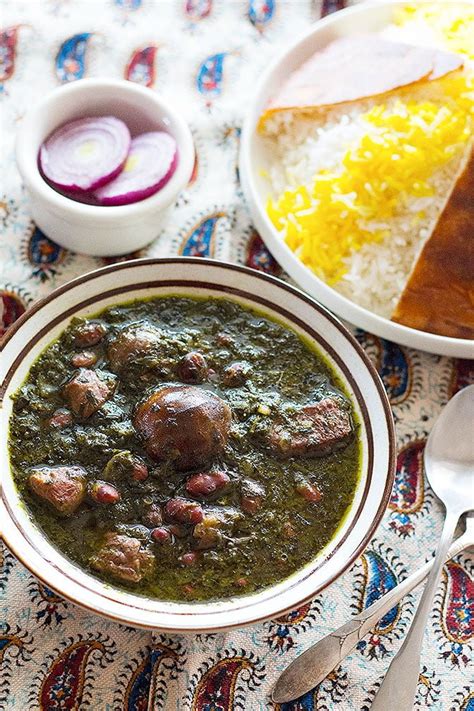 Andy baraghani's recipe includes lamb shoulder, onions, tons of fresh herbs, dried limes, and dried fenugreek leaves. Ghormeh Sabzi - Persian Herb Stew • Unicorns in the kitchen