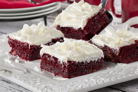 Great savings & free delivery / collection on many items. Red Velvet Cake Squares | MrFood.com