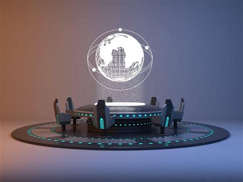 Space Futuristic Headquarters 3d Model By Malibusan