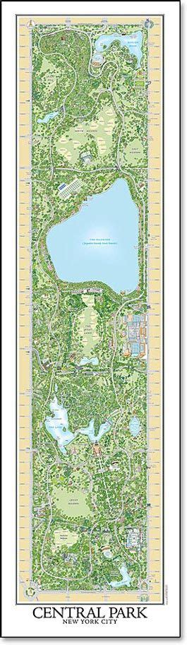 Central Park Map The Definitive Central Park Map Central Park Map Map Of New York Nyc Map