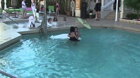 Bride Quynh Jumps In Pool Key West Hyatt Wedding Youtube