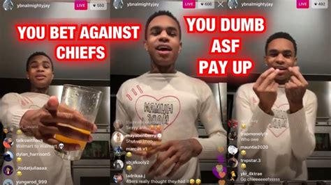 Ybn Almighty Jay On Ig Live Demands Money From Super Bowl Bets