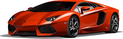 Red Lamborghini Clip Art At Vector Clip Art Online Royalty