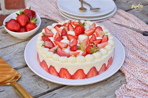 Fraisier à la crème diplomate
