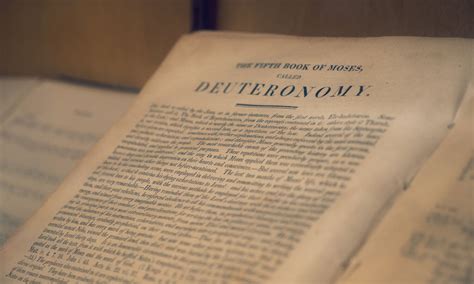 Deuteronomy is the fifth book of the hebrew bible. What does God teach us in the book of Deuteronomy ...