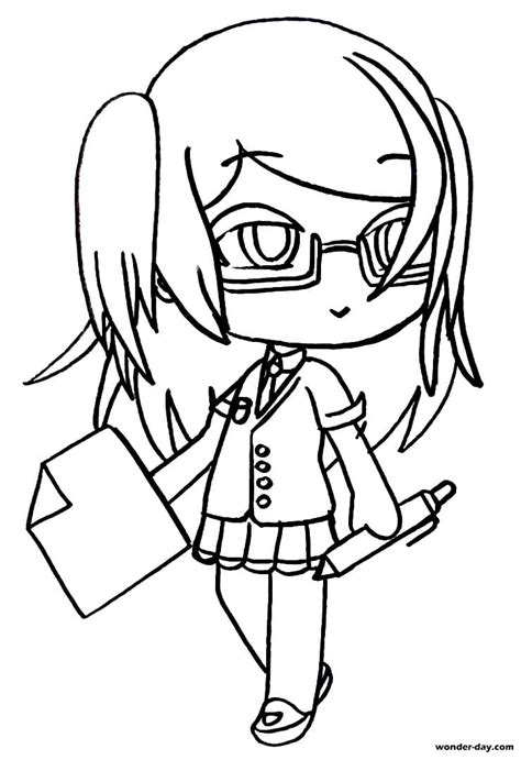 Ver más ideas sobre imágenes para pintar, dibujos, dibujos para colorear. Ausmalbilder Gacha Life. Große Sammlung. Kostenlos drucken