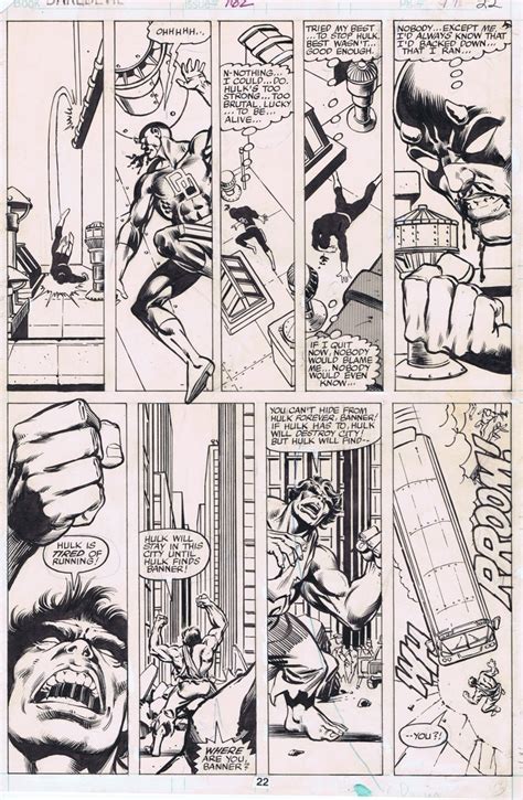 Frank Miller Daredevil 162 Page 17 Comic Art Comic Book Artists Comic