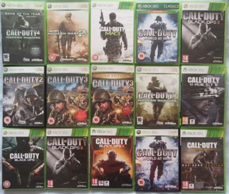 Call Of Duty Xbox 360 Game Buy 1 Or Bundle Up Pal Uk Ebay