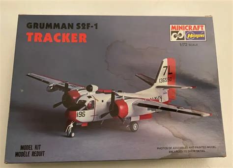 Grumman S2f 1 Tracker 172 Scale Minicrafthasegawa Model Kit 1102