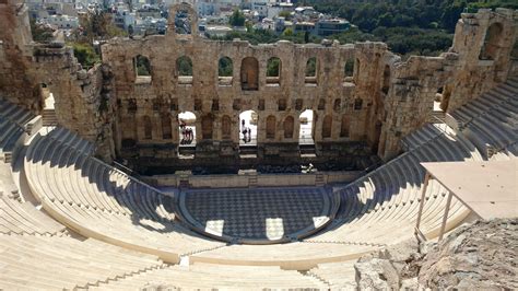 The Odeon Of Herodes Atticus A Stone Theatre Structure Located On The