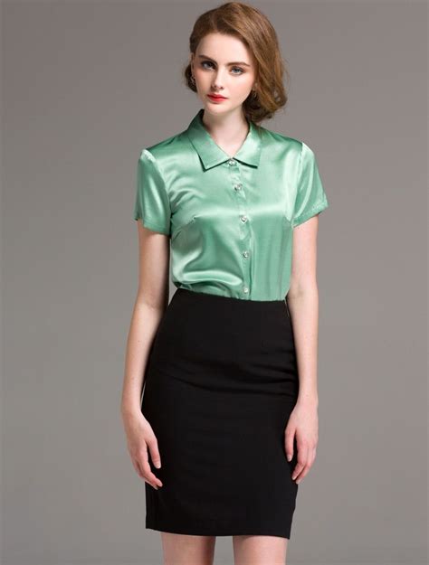 Silk Satin Blouse Classy Blouses Blouse And Skirt Blouses For Women