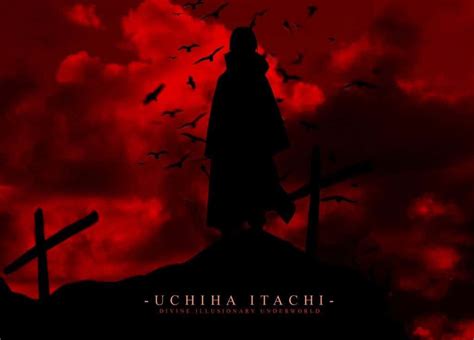 Download Itachi Uchiha With An Intense Glare