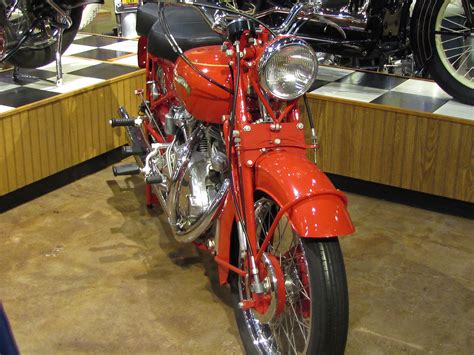 Featured Motorcycle 1952 Vincent Red Rapide National Motorcycle Museum
