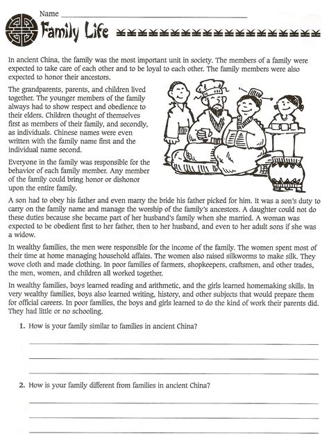 Grade 6 Social Studies Worksheets