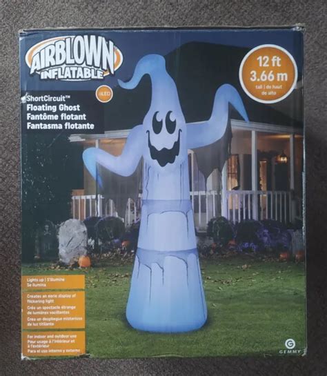 Gemmy Halloween Shortcircuit 12 Ft Floating Ghost Led Airblown