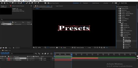 After Effects Presets How To Use After Effects Presets Easily