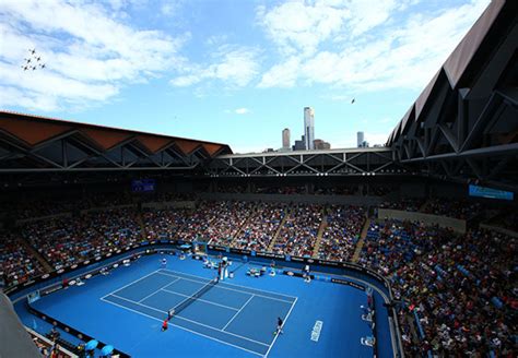Australian Open 2016 How Melbourne Park Courts Color Are Made