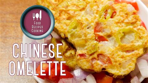 Chinese Omelette Egg Omelette Healthy Breakfast Youtube