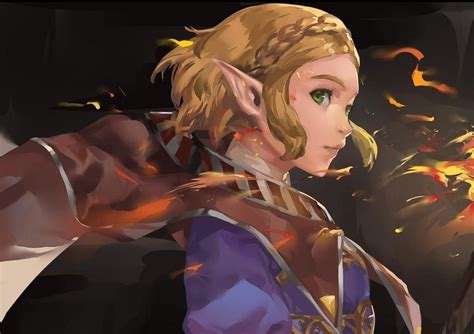 Legend Of Zelda Breath Of The Wild Sequel Art Princess