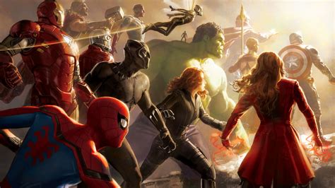 Infinity war is a 2018 american superhero movie based on the marvel comics superheroes team of the avengers, produced by. 1920x1080 Avengers Infinity War Team Digital Art 1080P ...