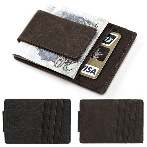 Check spelling or type a new query. Men Synthetic Leather Wallet Business Casual Credit Card ID Holder with Strong Magnet Money Clip ...