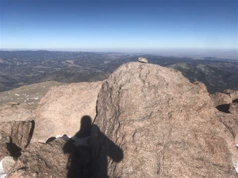 Longs Peak Winter Cables Route Summit Because Its There