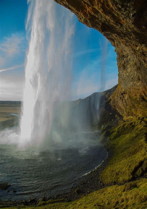 Behind Seljalandsfoss Waterfall Iceland Shadow2light Flickr