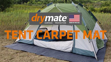 Drymate Tent Carpet Mat Usa Made Youtube