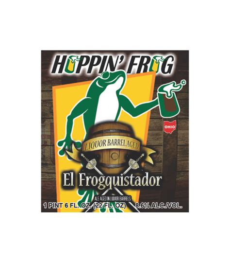 Hoppin Frog Liquor Barrel Aged El Frogquistador 65cl Beergium