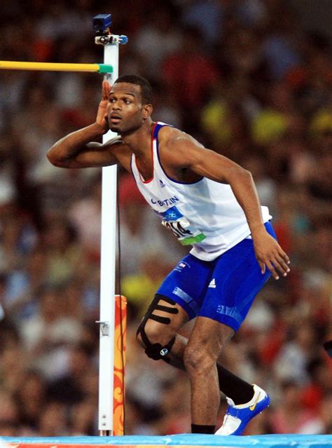 The sport's venue (see illustration) includes a level, semicircular runway allowing an approach run of at least 15 metres (49.21 feet) from any angle within its 180° arc. Team GB Olympic high jump medalist Germaine Mason dead ...